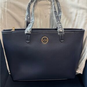 Navy Blue Tote Bag
